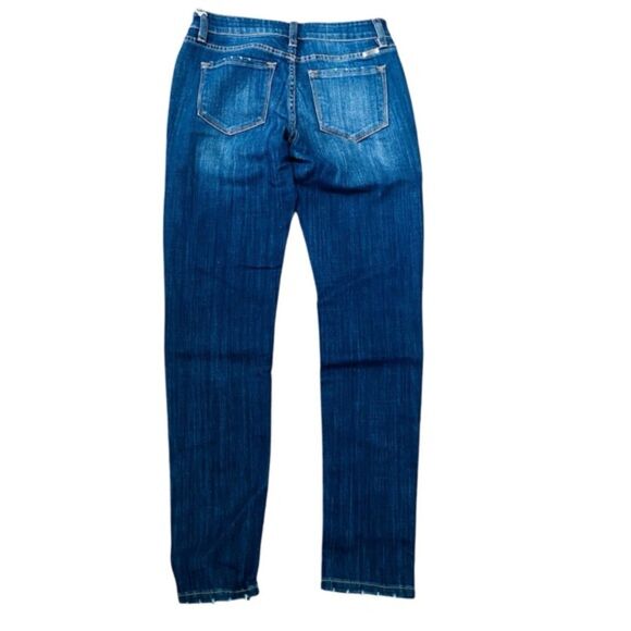 Kancan Mid Rise Super Skinny Dark Wash Jeans Size 7/27 - Picture 12 of 15